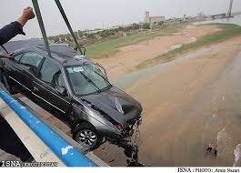 سقوط پژو پارس به رودخانه خرسان و مفقود شدن یکی از حادثه‌دیدگان