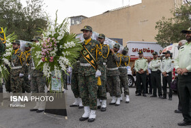 آیین تشییع شهدای فراجا در شهرکرد