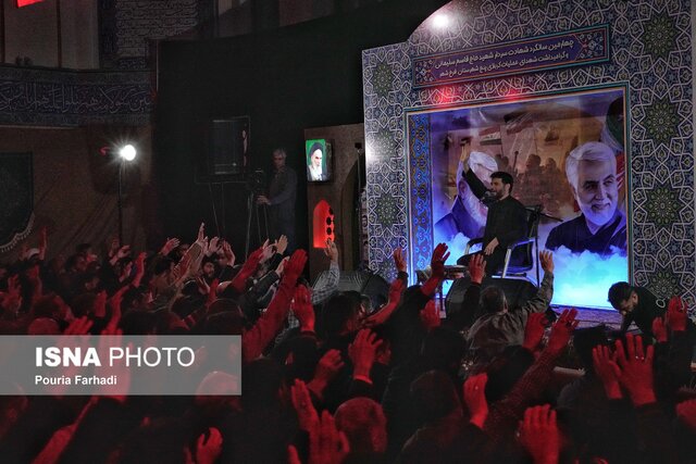 چهارمین سالگرد شهادت سردار سلیمانی و یادبود شهدای واقعه تروریستی کرمان در فرخشهر