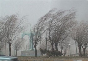 سرعت وزش باد در شهرکرد به ۱۳۰ کیلومتر بر ساعت رسید