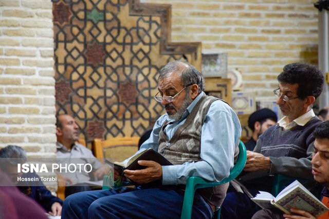 مراسم معنوی اعتکاف در چهارمحال و بختیاری برگزار شد 