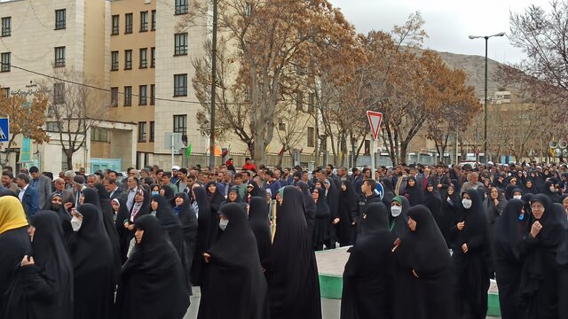 راهپیمایی اعلام انزجار و حمایت از مردم مظلوم غزه در شهرکرد برگزار شد