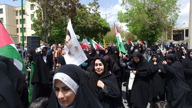 راهپیمایی جمعه‌های خشم در حمایت از مردم مظلوم غزه در شهرکرد برگزار شد