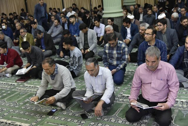 مراسم شهادت آیتالله رئیسی در دانشگاه شهرکرد برگزار شد