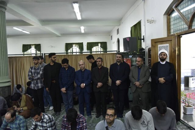 مراسم شهادت آیتالله رئیسی در دانشگاه شهرکرد برگزار شد