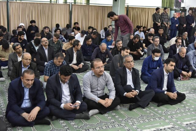 مراسم شهادت آیتالله رئیسی در دانشگاه شهرکرد برگزار شد