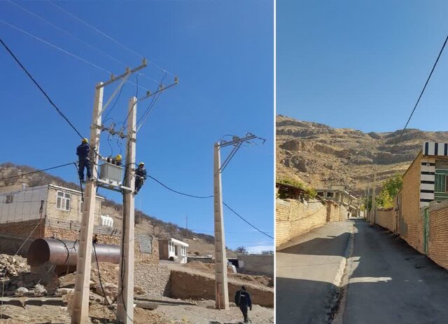 اصلاح و بهینهسازی شبکه برقرسانی در ۳ روستای شهرستان فلارد  اصلاح و بهینهسازی شبکه برقرسانی در ۳ روستای شهرستان فلارد