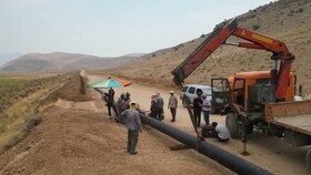 اجرای ۱۱ کیلومتر شبکه آبرسانی روستایی در شهرستان فلارد