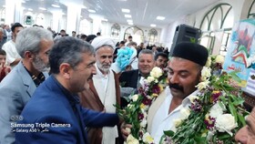 مراسم استقبال از قهرمان ورزش کارگری جهان در شلمزار