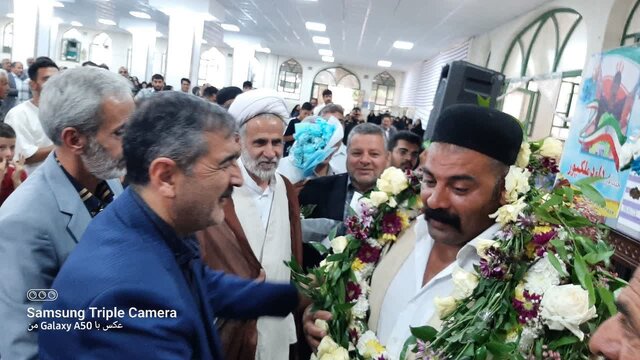 مراسم استقبال از قهرمان ورزش کارگری جهان در شلمزار