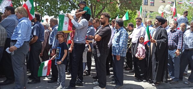 خروش مردم چهارمحال و بختیاری در «جمعه‌های خشم و نصر»