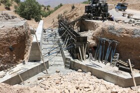 تعمیرات ابنیه فنی محور خانمیرزا ـ بوگر با پیشرفت ۳۰ درصدی در حال اجراست