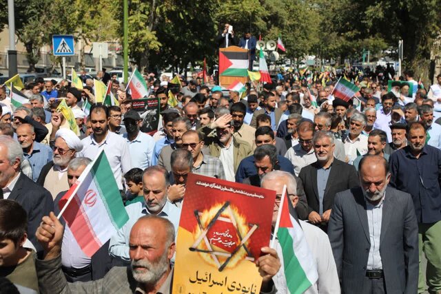 راهپیمایی بشارت نصر در شهرکرد برگزار شد