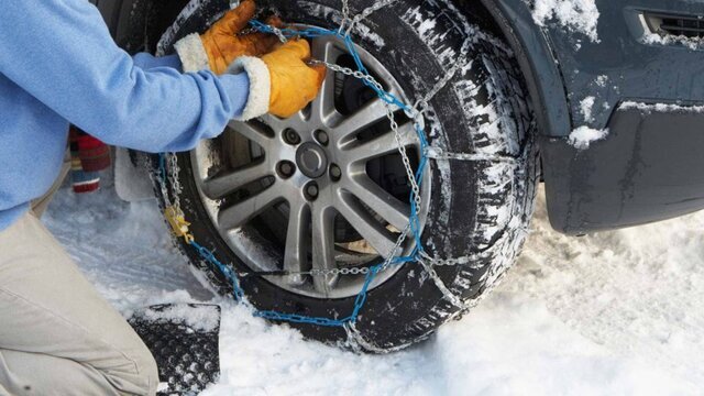 تردد در گردنه‌های چری و شاه‌منصوری با زنجیر چرخ امکان‌پذیر است