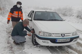 استفاده از زنجیرچرخ در محورهای برف‌گیر چهارمحال و بختیاری الزامی است