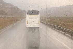 بارش برف و باران در اکثر محورهای چهارمحال و بختیاری