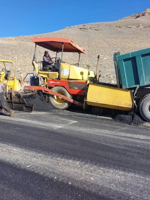 مسیر ۱۲۰۰ متری محور سوادجان_هوره آسفالت شد