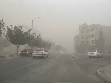 وزش باد و احتمال خیزش گرد و خاک در غرب و جنوب غرب فارس