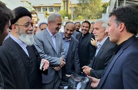 افتتاح نمایشگاه توانمندی های تولیدات بومی در محوطه مصلی اعظم امام خمینی (ره) تبریز