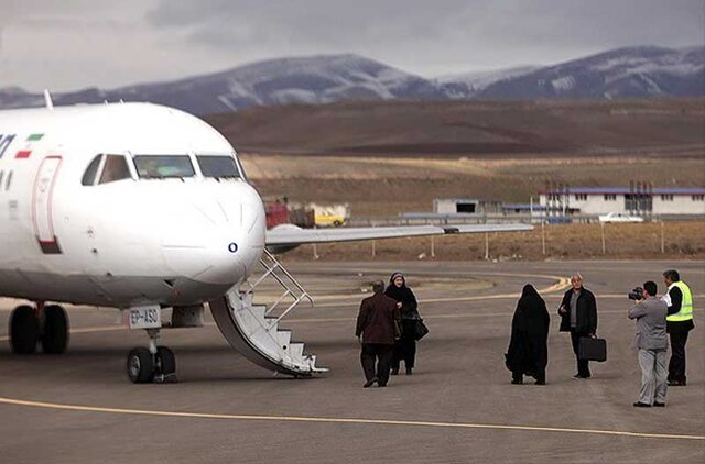 برقراری مجدد پروازهای فرودگاه سهند مراغه فرودگاه سهند