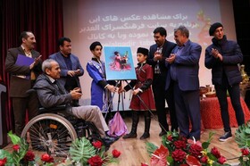 رونمایی از پوستر چهارمین جشنواره عاشیقلار در فرهنگسرای الغدیر تبریز