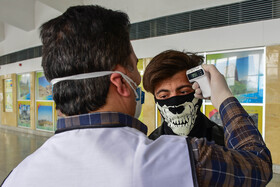 تدابیر بهداشتی بر علیه کرونا در ترمینال تبریز