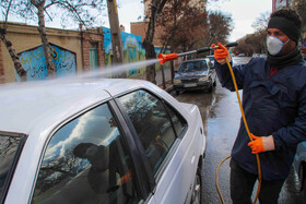 ضدعفونی اماکن عمومی شهرستان اهر جهت پیشگیری از شیوع کرونا ویروس