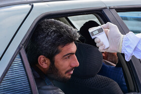 غربالگری کرونا در ورودی شهرتبریز