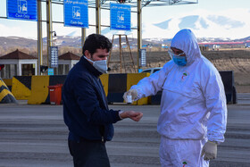 غربالگری کرونا در ورودی شهرتبریز