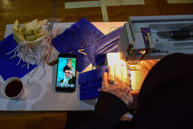 بزرگترین کارگاه تولید ماسک و ملحفه ایزوله بیمارستانی در تبریز