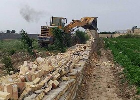 قلع و قمع 25 ساخت و ساز غیرمجاز در روستای اسپیران