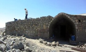 تکمیل مرمت کاروانسرای تاریخی روستای ایری ورزقان