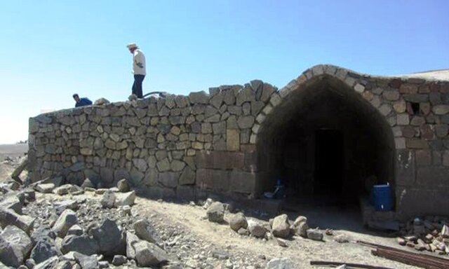  تکمیل مرمت کاروانسرای تاریخی روستای ایری ورزقان