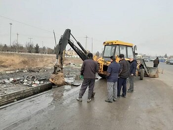 کانال‌ها و آب‌روهای تبریز لایروبی شد