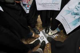 تجمع اعتراض آمیز جمعی از دانشجویان و طلاب تبریز علیه ترور شهید فخری زاده