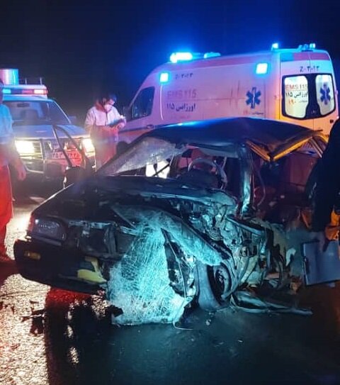 مصدوم شدن ۵ نفر در سانحه رانندگی "تبریز-اهر"