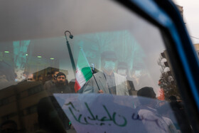 تجمع مردم تبریز در مقابل کنسولگری ترکیه در تبریز