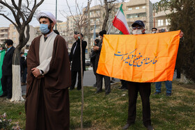 تجمع مردم تبریز در مقابل کنسولگری ترکیه در تبریز