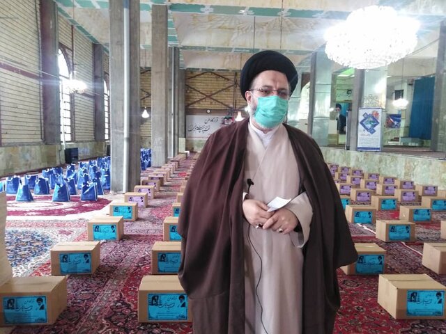 توزیع ۲۱۰ بسته معیشتی در امام زاده سیدمحمدکججانی(ع) تبریز