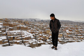 بارش اولین برف زمستانی در تبریز