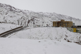 بارش اولین برف زمستانی در تبریز