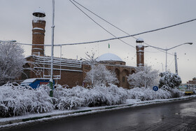 بارش اولین برف زمستانی در تبریز