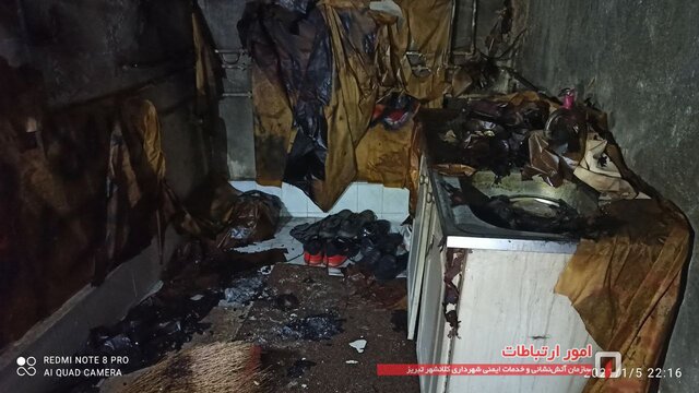 جزییات آتش‌سوزی در زیر زمین یک ساختمان مسکونی در تبریز