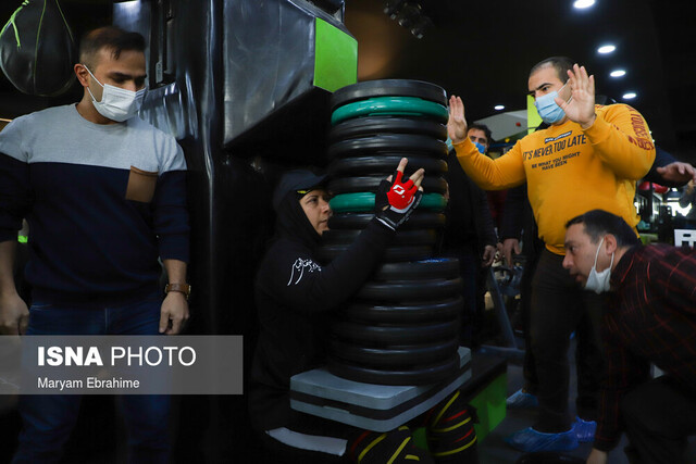 ثبت رکورد اسکات توسط بانوی تبریزی