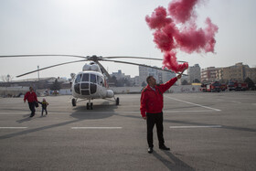 رونمایی از اولین بسکت اطفاء حریق در اولین سازمان آتش نشانی ایران