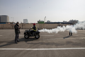 رونمایی از اولین بسکت اطفاء حریق در اولین سازمان آتش نشانی ایران