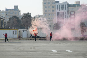 رونمایی از اولین بسکت اطفاء حریق در اولین سازمان آتش نشانی ایران