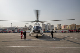 رونمایی از اولین بسکت اطفاء حریق در اولین سازمان آتش نشانی ایران