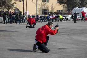 رونمایی از اولین بسکت اطفاء حریق در اولین سازمان آتش نشانی ایران