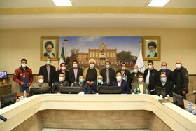 رانندگان منتخب راهپیمایی خودرویی ۲۲ بهمن تبریز تجلیل شدند